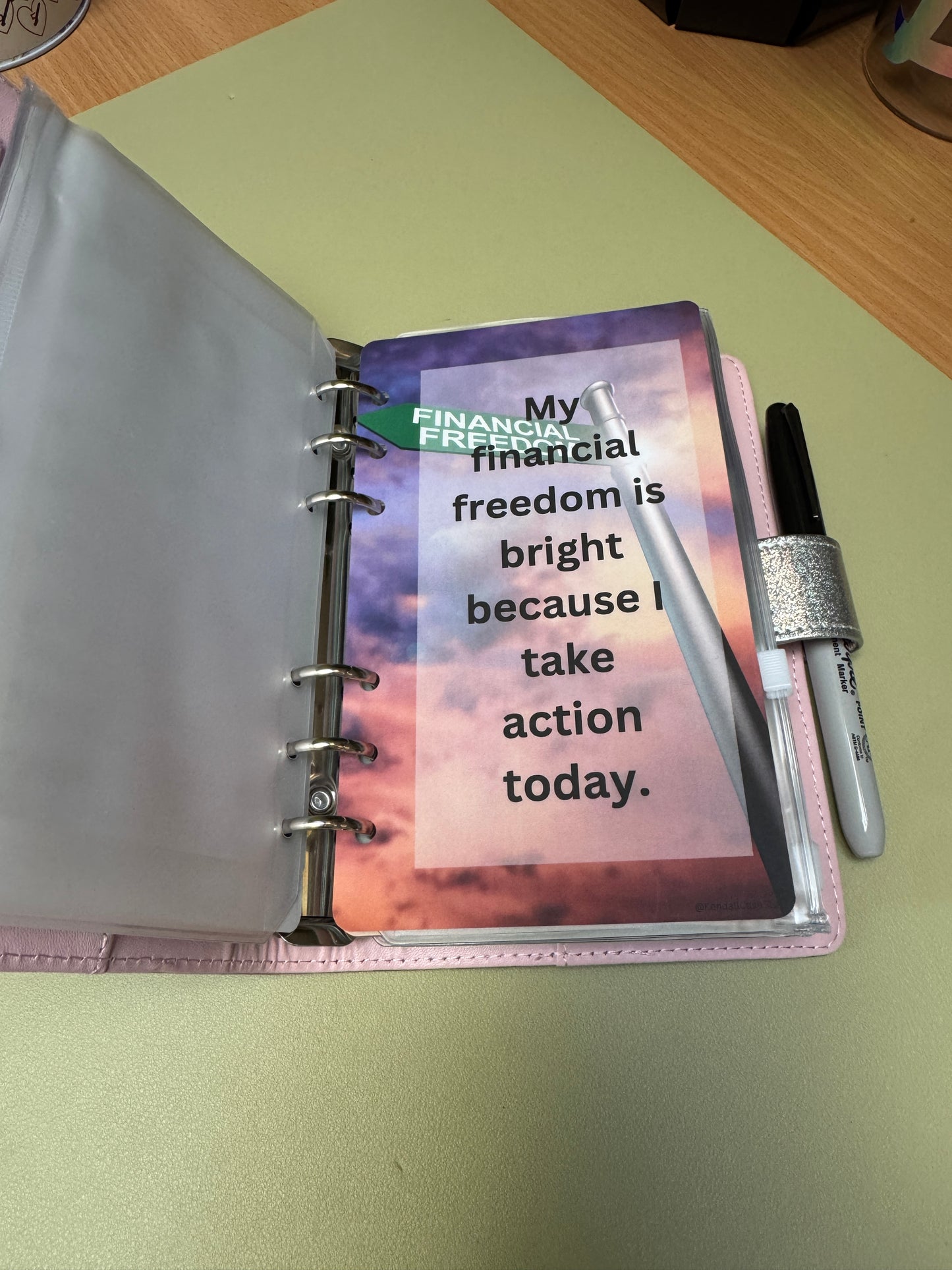 Money Affirmation Dashboards for Cash Stuffing Saving Binders