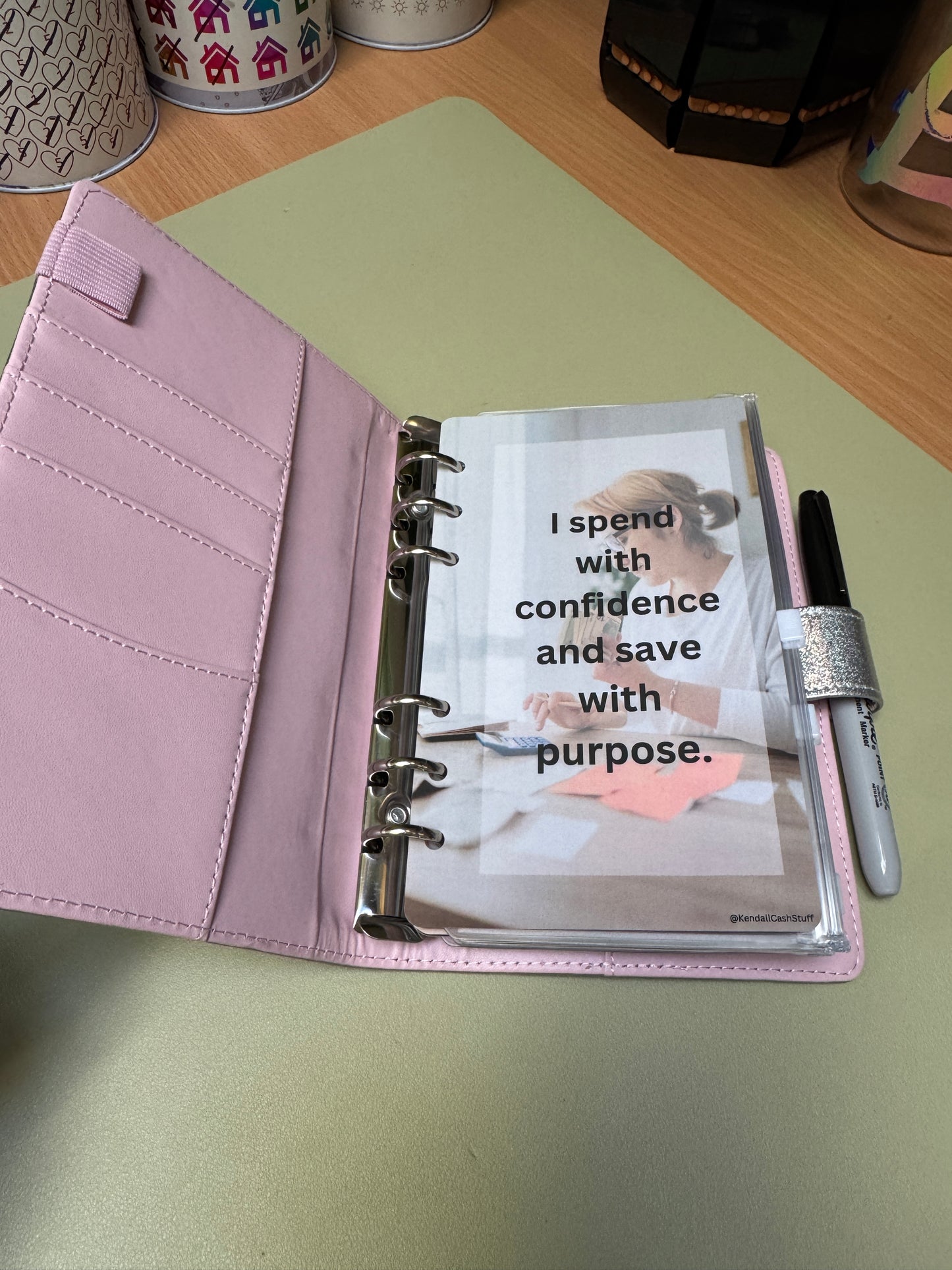 Money Affirmation Dashboards for Cash Stuffing Saving Binders